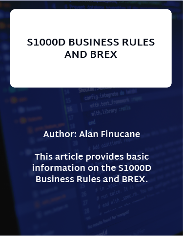 S1000D Business rules and BREX article button